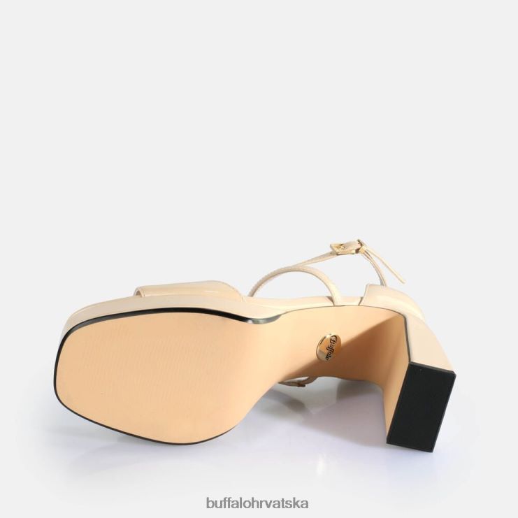 bež Buffalo cherry uredne sandale na petu veganske |sandale TDD6T442